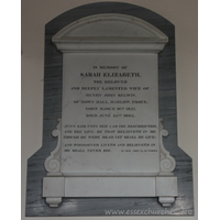 Holy Trinity, Hatfield Heath Church – Monument 1