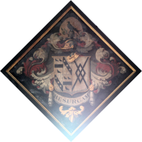 St Mary & All Saints, Lambourne Church – Hatchment 1